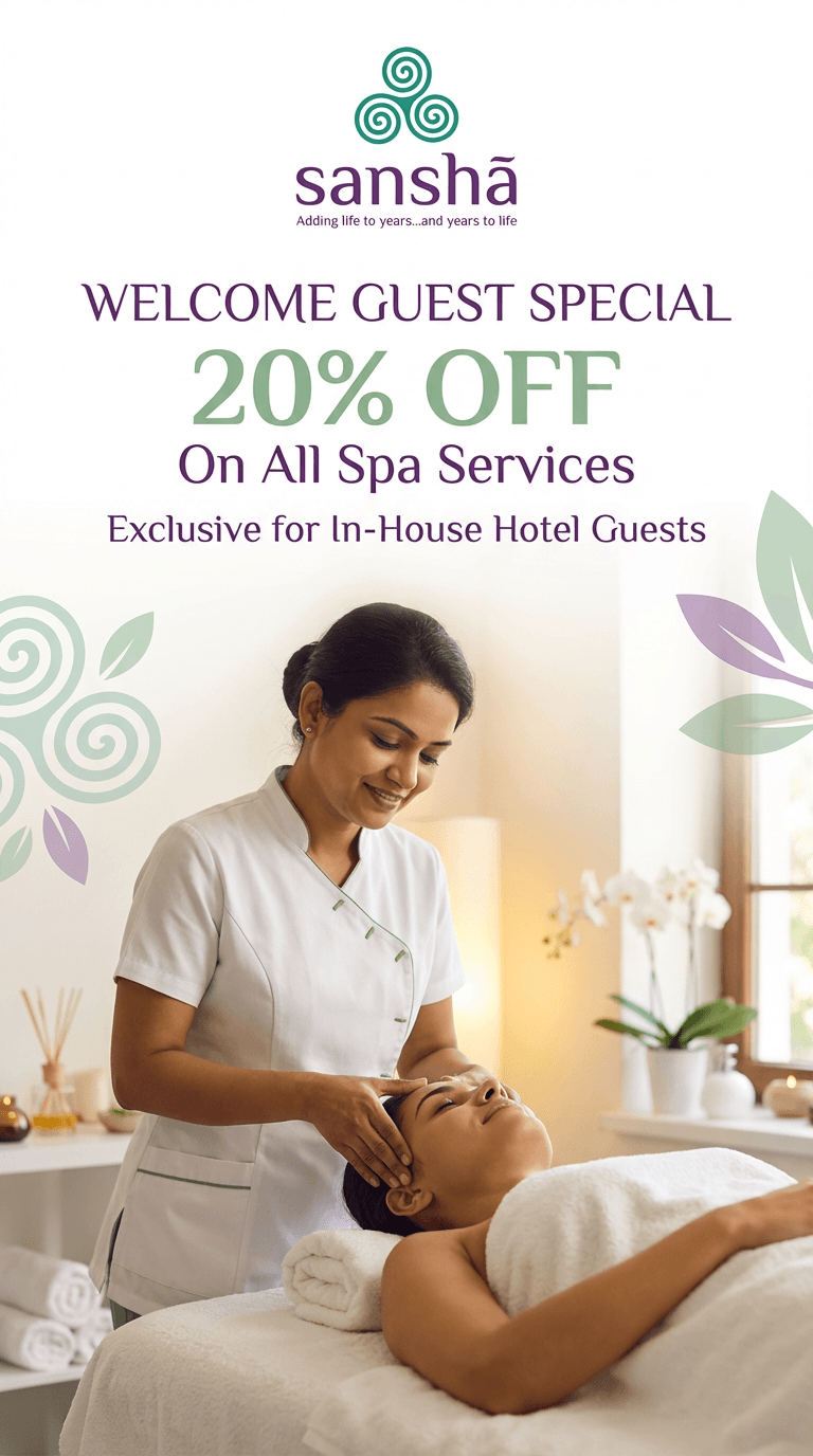Welcome Guest Special - 20% Off All Spa Services
